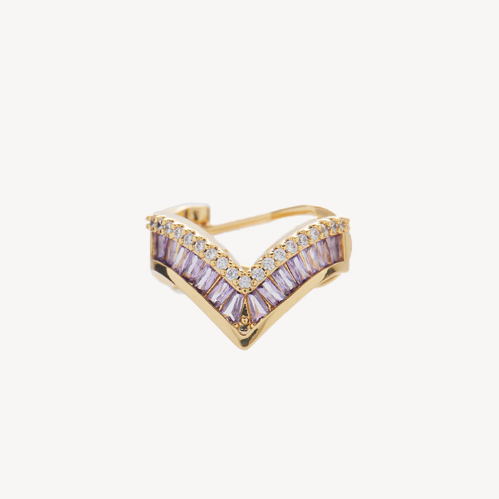 Amora Chevron Sparkle Cuff