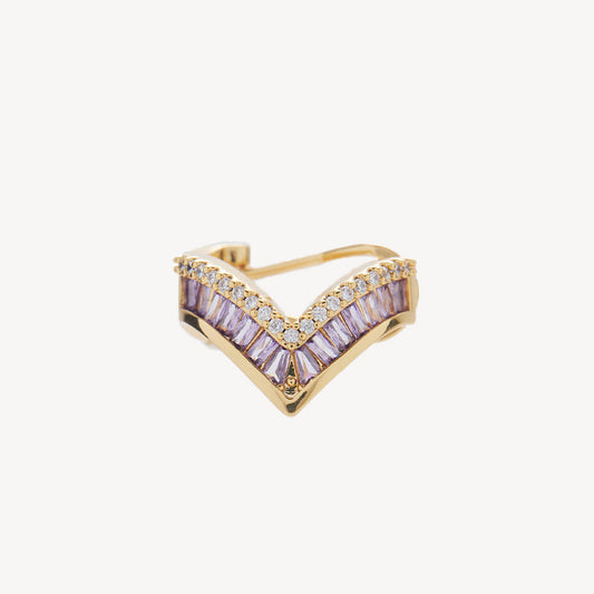 Amora Chevron Sparkle Cuff