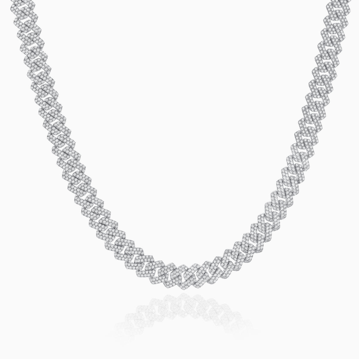 Iced out Cuban Link Chain-14mm