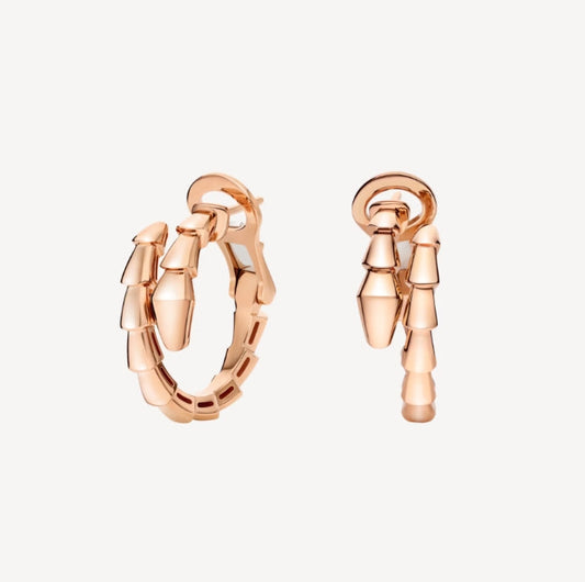 Blooming Rose Luxe Hoops